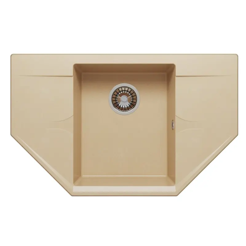 Мойка кухонная Polygran Riff 80 679085 Бежевый Мойка кухонная Polygran Riff 80 679085 Бежевый