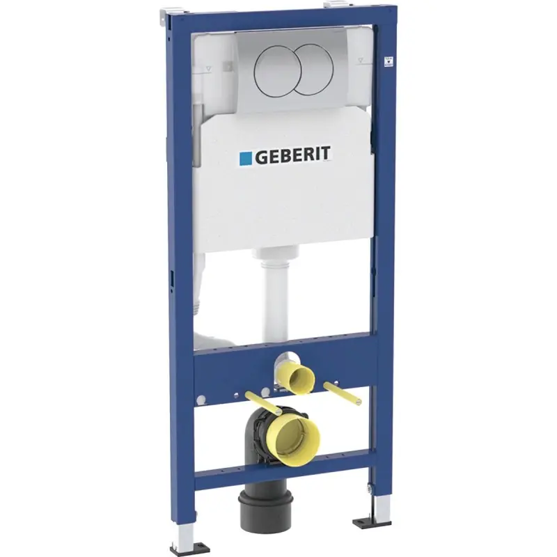 Инсталляция Geberit Duofix Delta для унитаза с кнопкой смыва Хром Инсталляция Geberit Duofix Delta для унитаза с кнопкой смыва Хром
