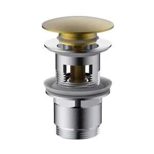 Донный клапан Vincea DPU click-clack Золото матовое DPU-1B01BG