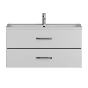 Тумба подвесная Uperwood Foster 99,6 без раковины  Белый матовый