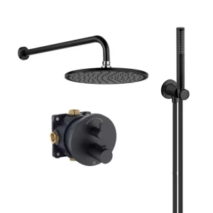 Душевая встройка Kludi Nova Fonte Черный матовый 208313915 Душевая встройка Kludi Nova Fonte Черный матовый 208313915