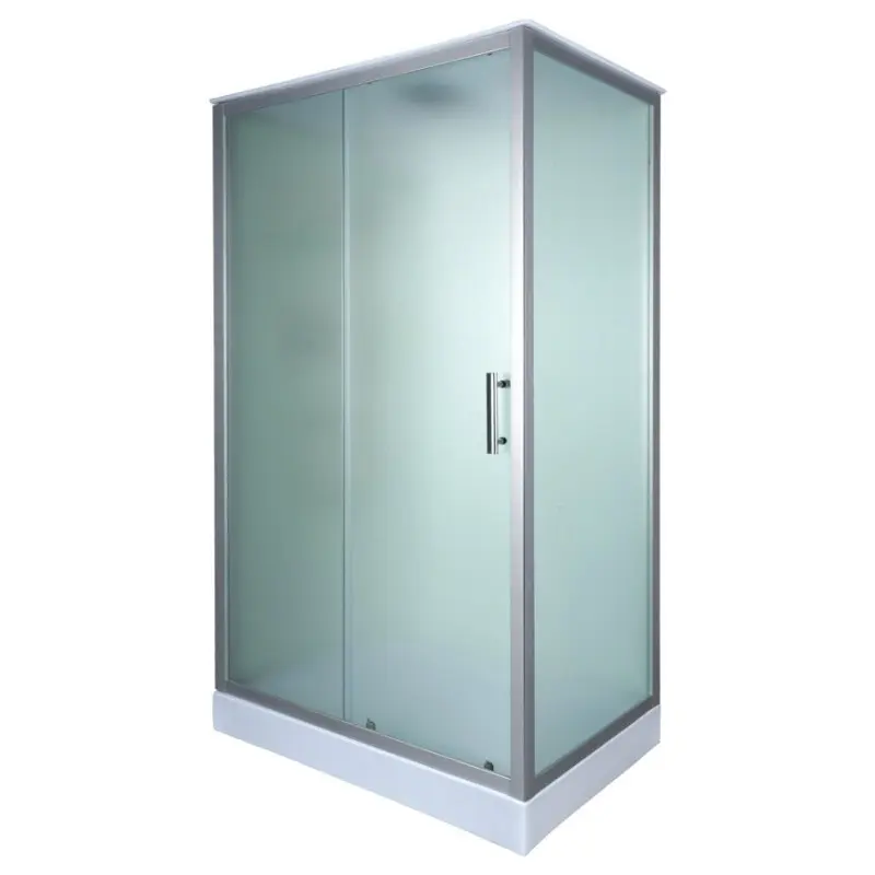 Душевая кабина Водный мир 120х80, Хром / Матовое, Низкий поддон левая Душевая кабина Водный мир 120х80, Хром / Матовое, Низкий поддон левая