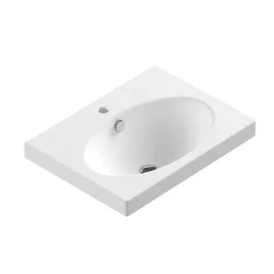 Раковина подвесная Sanita Luxe Next 60 на кронштейнах NXT60SLWB01BR