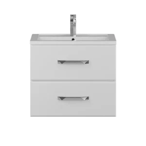 Тумба подвесная Uperwood Foster 60,8 + раковина  Белый матовый