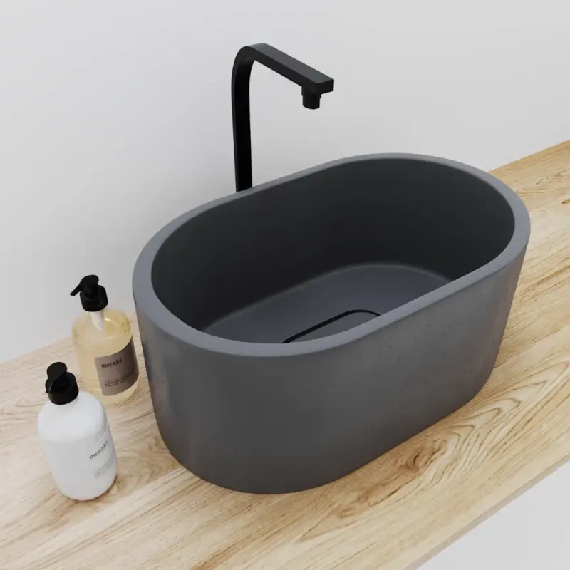 Раковина накладная Uperwood Premium 56 Графит Раковина накладная Uperwood Premium 56 Графит