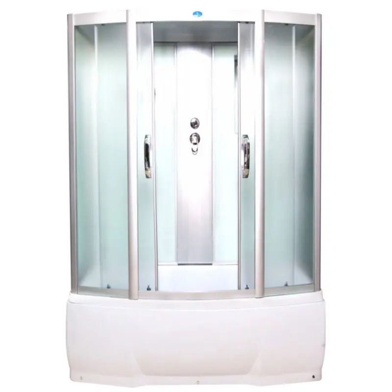 Душевая кабина Водный мир 150х70, Хром / Матовое, Высокий поддон Душевая кабина Водный мир 150х70, Хром / Матовое, Высокий поддон