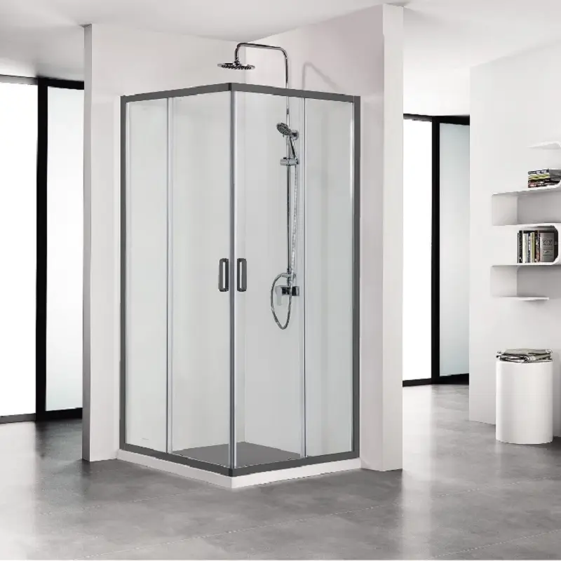 Душевой уголок Aquatek Ari 100х100 Черный / Прозрачное AQ ARI KV10020BL Душевой уголок Aquatek Ari 100х100 Черный / Прозрачное AQ ARI KV10020BL