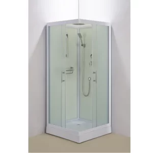 Душевая кабина Водный мир 100х100 ,Белый / Матовое, Низкий поддон Душевая кабина Водный мир 100х100 ,Белый / Матовое, Низкий поддон