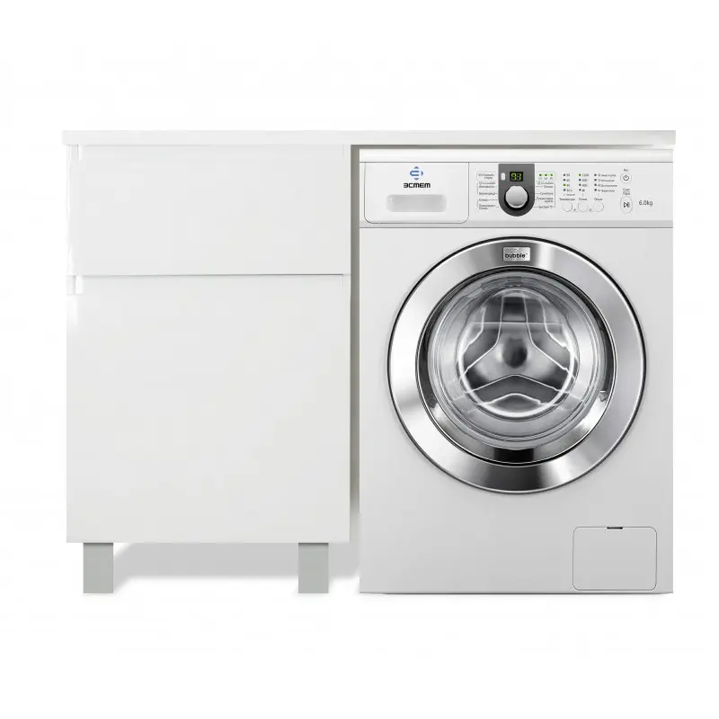 Тумба напольная Эстет Dallas Luxe под стиральную машину 100 с раковиной Белый ФР-00002315 Тумба напольная Эстет Dallas Luxe под стиральную машину 100 с раковиной Белый ФР-00002315