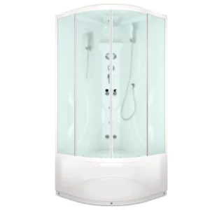 Душевая кабина Domani-Spa Elegance high V1.2 90х90 Белый, Поддон высокий Душевая кабина Domani-Spa Elegance high V1.2 90х90 Белый, Поддон высокий