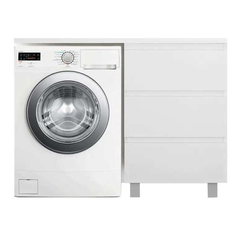 Тумба напольная Эстет Dallas Luxe под стиральную машину 115 с раковиной Белый ФР-00002301 Тумба напольная Эстет Dallas Luxe под стиральную машину 115 с раковиной Белый ФР-00002301