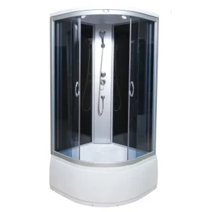 Душевая кабина Водный мир 100х100, Хром / Тонированное, Высокий поддон Душевая кабина Водный мир 100х100, Хром / Тонированное, Высокий поддон