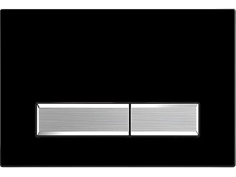 Клавиша смыва Aquatek 009D-1 Черный матовый / Хром KDI-0000026 Клавиша смыва Aquatek 009D-1 Черный матовый / Хром KDI-0000026