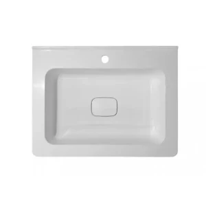 Раковина мебельная Эстет Каре Люкс 60х45 Белый глянцевый ФР-00006472