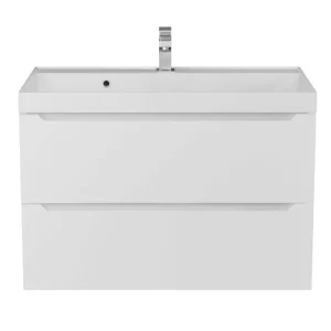 Тумба подвесная Uperwood Tanos 90 + раковина Classic  Белый