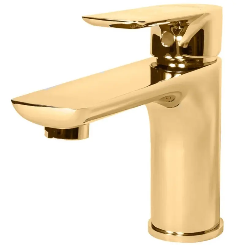 Смеситель для раковины Grocenberg GB200 Золото глянцевое GB2009GO Смеситель для раковины Grocenberg GB200 Золото глянцевое GB2009GO