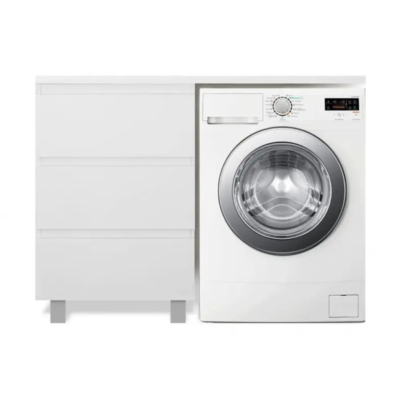 Тумба напольная Эстет Dallas Luxe под стиральную машину 105 с раковиной Белый ФР-00009668 Тумба напольная Эстет Dallas Luxe под стиральную машину 105 с раковиной Белый ФР-00009668