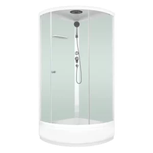 Душевая кабина Domani-Spa Simple mid без электрики 90х90 Белый, Поддон средний Душевая кабина Domani-Spa Simple mid без электрики 90х90 Белый, Поддон средний