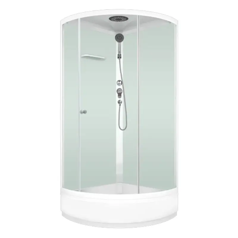 Душевая кабина Domani-Spa Simple mid без электрики 90х90 Белый, Поддон средний Душевая кабина Domani-Spa Simple mid без электрики 90х90 Белый, Поддон средний