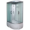 Душевая кабина Водный мир 120х80, Хром / Матовое, Высокий поддон левая