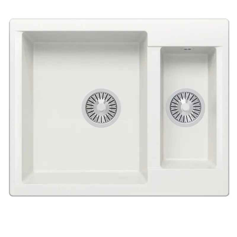 Мойка кухонная Polygran Brig 62 473394 Белый хлопок Мойка кухонная Polygran Brig 62 473394 Белый хлопок