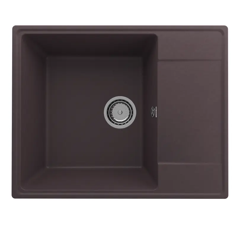 Мойка кухонная Ulgran Quartz Prima 605-06 Трюфель Мойка кухонная Ulgran Quartz Prima 605-06 Трюфель