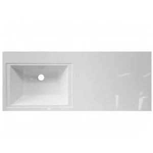 Раковина мебельная Эстет Даллас 130х48 левая Белый глянцевый ФР-00002166