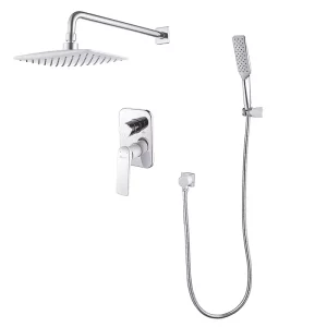 Душевая встройка Lemark Allegro LM5929CW Хром / Белый