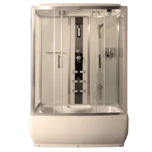 Душевая кабина Comforty 100 150х85  Хром / Прозрачное 186