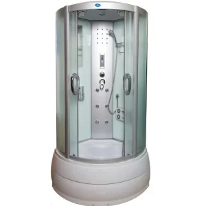 Душевая кабина Водный мир 100х100 Хром / Матовое высокий поддон ВМ8815 100Б Душевая кабина Водный мир 100х100 Хром / Матовое высокий поддон ВМ8815 100Б