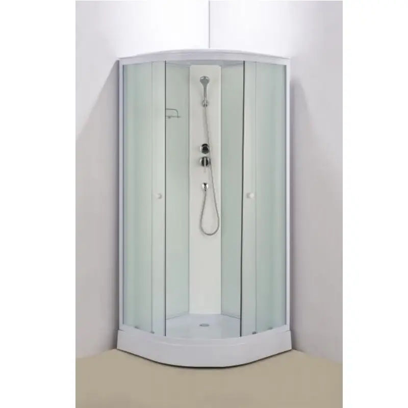 Душевая кабина Водный мир 100х100 Белый / Матовое низкий поддон ВМ884 100 Душевая кабина Водный мир 100х100 Белый / Матовое низкий поддон ВМ884 100