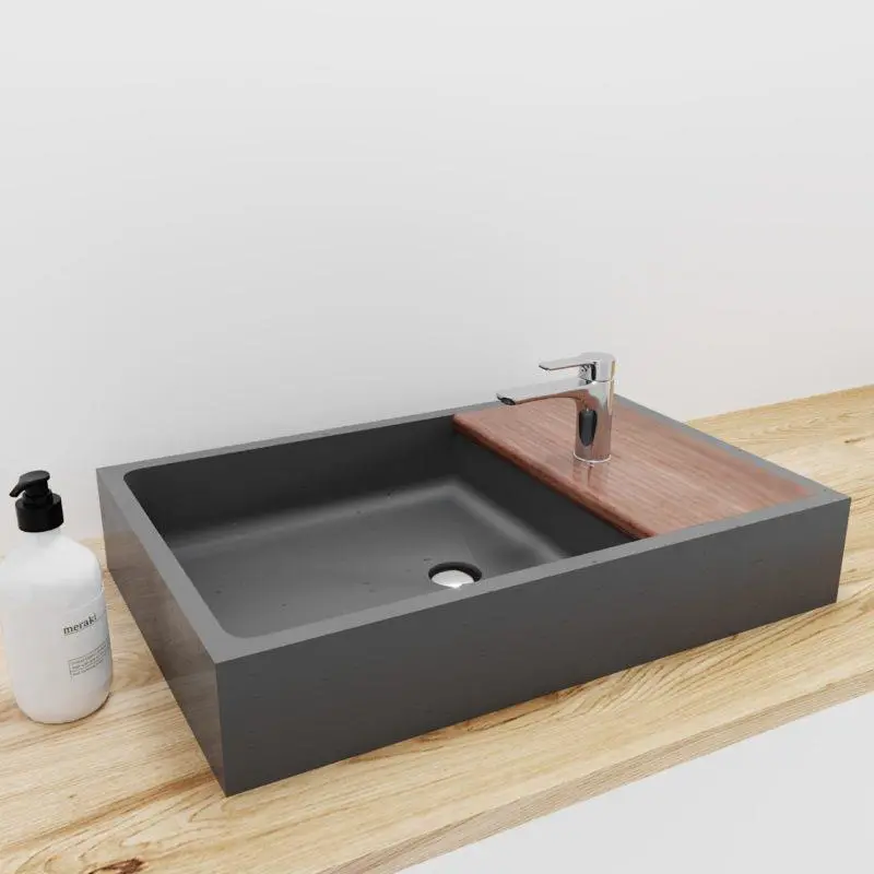 Раковина накладная Uperwood Premium 60 Графит Раковина накладная Uperwood Premium 60 Графит