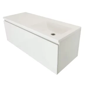 Тумба подвесная Эстет Dallas Luxe  115 с раковиной Белый ФР-00002303