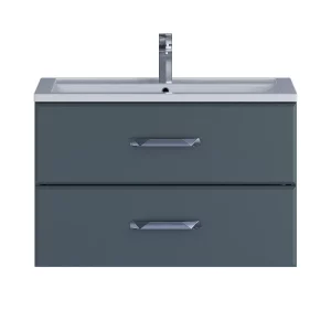 Тумба подвесная Uperwood Foster 79,4 без раковины  Серый графит