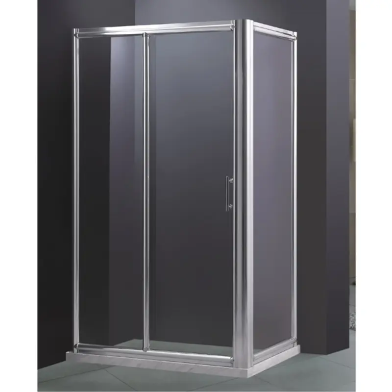 Душевой уголок Comforty 120х80 + поддон Хром / Прозрачное B-25 L Душевой уголок Comforty 120х80 + поддон Хром / Прозрачное B-25 L