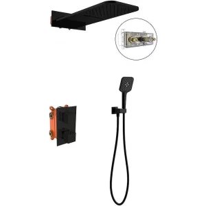 Душевая система Vincea VSF Черный матовый VSFW-103TMB