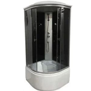 Душевая кабина Водный мир 100х100 Хром / Тонированное высокий поддон ВМ-8811Е 100 Ч Душевая кабина Водный мир 100х100 Хром / Тонированное высокий поддон ВМ-8811Е 100 Ч