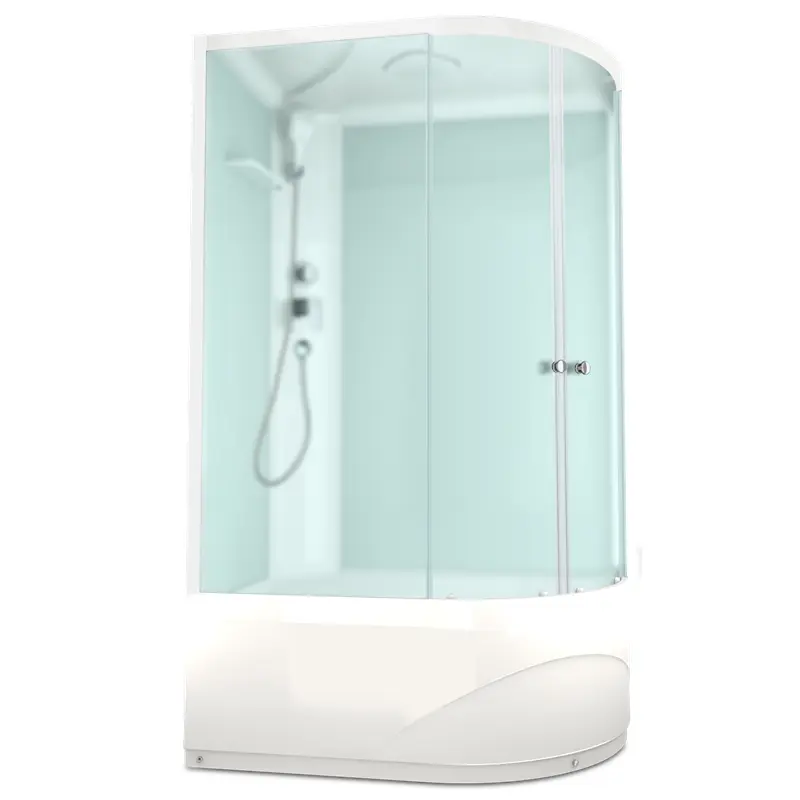 Душевая кабина Domani-Spa Delight Slim high левая без электрики 120х80 Белый, Поддон высокий Душевая кабина Domani-Spa Delight Slim high левая без электрики 120х80 Белый, Поддон высокий