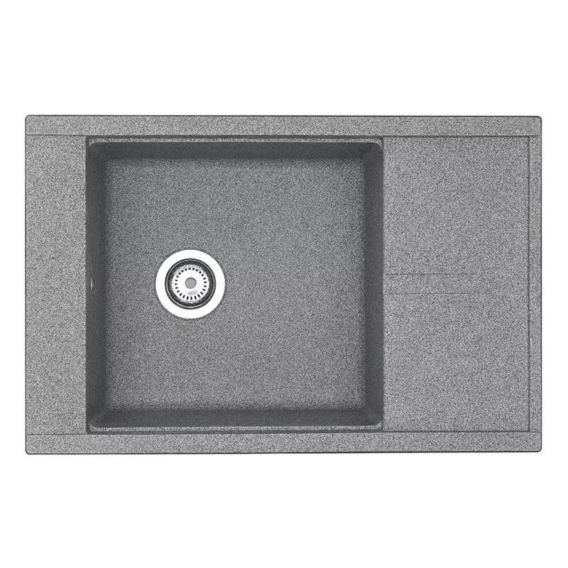 Мойка кухонная Aquaton Делия 78 Серый 1A715132DE230 Мойка кухонная Aquaton Делия 78 Серый 1A715132DE230