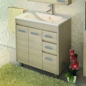 Тумба напольная Comforty Марио 90 + раковина Сосна 4152033 Тумба напольная Comforty Марио 90 + раковина Сосна 4152033