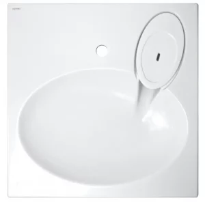 Раковина на стиральную машину Azario Elegance 59,2х59,2 Белый CS00078300