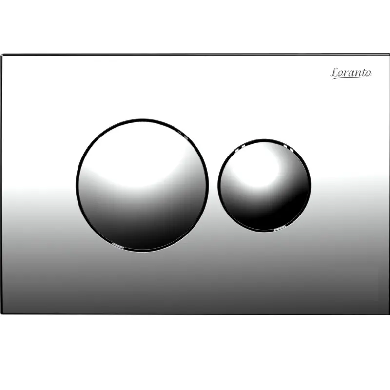 Клавиша смыва Loranto Round Хром глянцевый 7312 Клавиша смыва Loranto Round Хром глянцевый 7312