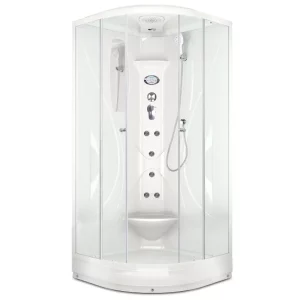 Душевая кабина Domani-Spa Elegance V1.2 90х90 Белый, Поддон низкий Душевая кабина Domani-Spa Elegance V1.2 90х90 Белый, Поддон низкий