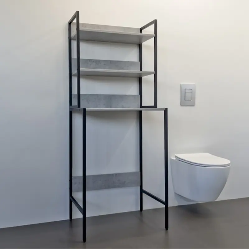 Стеллаж для стиральной машины Comforty Эдинбург 65 Бетон светлый 00-00011164CF Стеллаж для стиральной машины Comforty Эдинбург 65 Бетон светлый 00-00011164CF