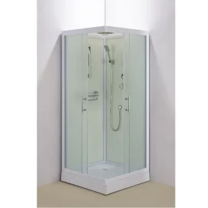 Душевая кабина Водный мир 100х100 ,Белый / Матовое, Низкий поддон Душевая кабина Водный мир 100х100 ,Белый / Матовое, Низкий поддон