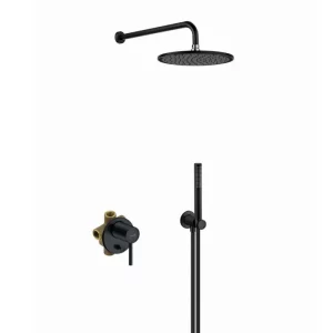 Душевая встройка Kludi Bozz Черный матовый 387363976 Душевая встройка Kludi Bozz Черный матовый 387363976