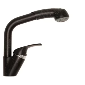 Смеситель для кухни Polygran Элара  464124 Черный матовый