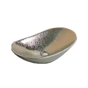 Раковина накладная Comforty Design 61,5х36 Серебро 4139781