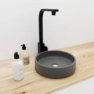 Раковина накладная Uperwood Respect 34  Графит