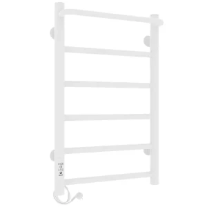 Полотенцесушитель электрический Laris Прайм П6 60х40 левый Белый матовый 75201059 Полотенцесушитель электрический Laris Прайм П6 60х40 левый Белый матовый 75201059